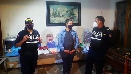tn7 Fuerza Púbica de Curridabat ayuda a mujer embarazada-290121