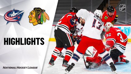 Blue Jackets @ Blackhawks 01/29/2021 | NHL Highlights