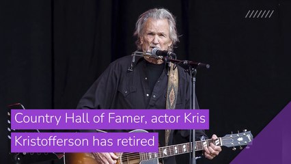 Country Hall of Famer, actor Kris Kristofferson has retired, and other top stories in entertainment from January 30, 2021.