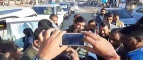 पीसीसी चीफ की वल्लभनगर विस में जोरदार अगवानी, चुनावी माहौल दिखा