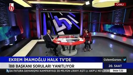 Ekrem İmamoğlu'na canlı yayında sürpriz