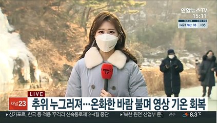 [날씨] 추위 풀린 주말…휴일도 포근, 밤에 곳곳 비