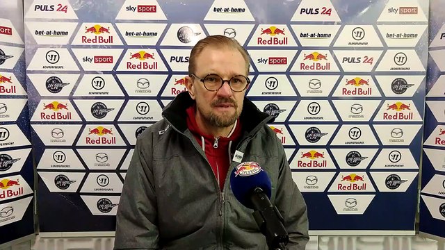 29.01.21: Petri Matikainen nach Sieg in Klagenfurt