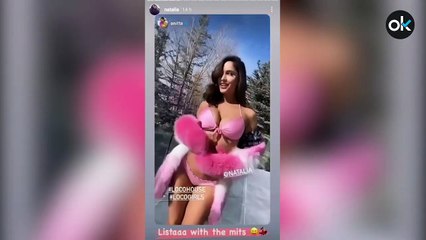 La ardiente fiesta de Natalia Barulich en la nieve con amigas