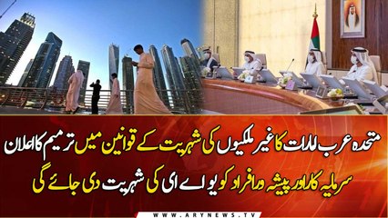 Investors and employees to get UAE citizenship