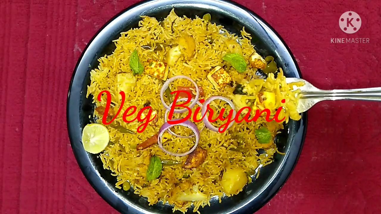 Vegetable Biryani/ Quick and Easy Vegetable Biryani/ Veg Dum Biryani/ Veg Pulao/ Lunch Box