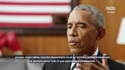 Entrevista a Barack Obama en 'A vivir' (Cadena SER).