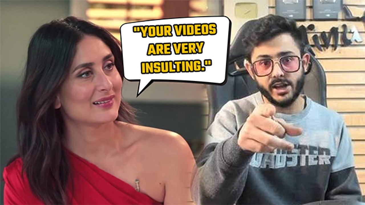 CarryMinati Responds As Kareena Kapoor Questions Him On Being An 'Online Bully'