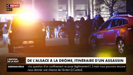Le suspect dans l'enquête sur le double meurtre perpétré dans la Drôme et en Ardèche a été mis en examen pour "assassinats", annonce le procureur de Valence.