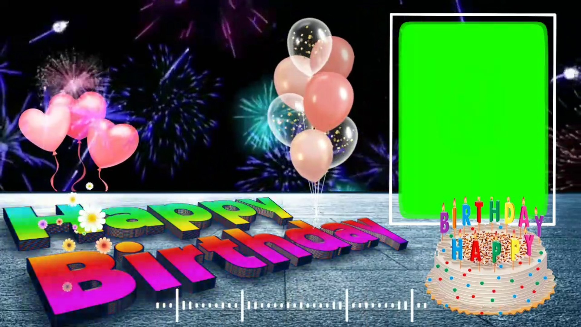 Happy birthday green screen effects background video | happy birthday green  screen effects video2021 - video Dailymotion