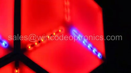 wincodeoptronics.com - WOP LE1035 3D Vision Hexagonal LED Panel Effect Light From Wincode Optronics1080p
