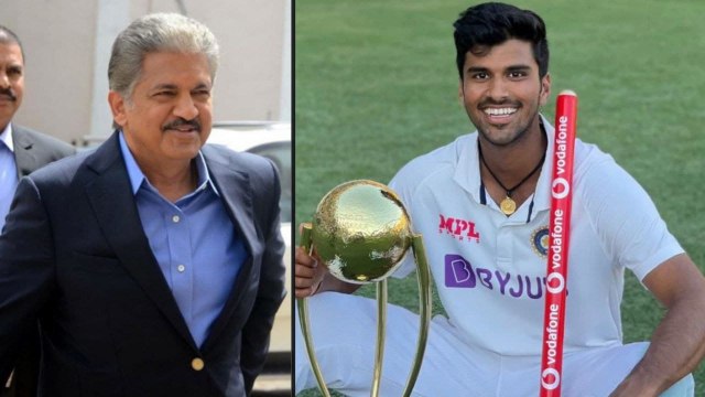 Washington Sundar thanks Anand Mahindra - Humbled by Your Kind Gift