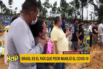 Brasil es el peor país en enfrentar la pandemia COVID-19