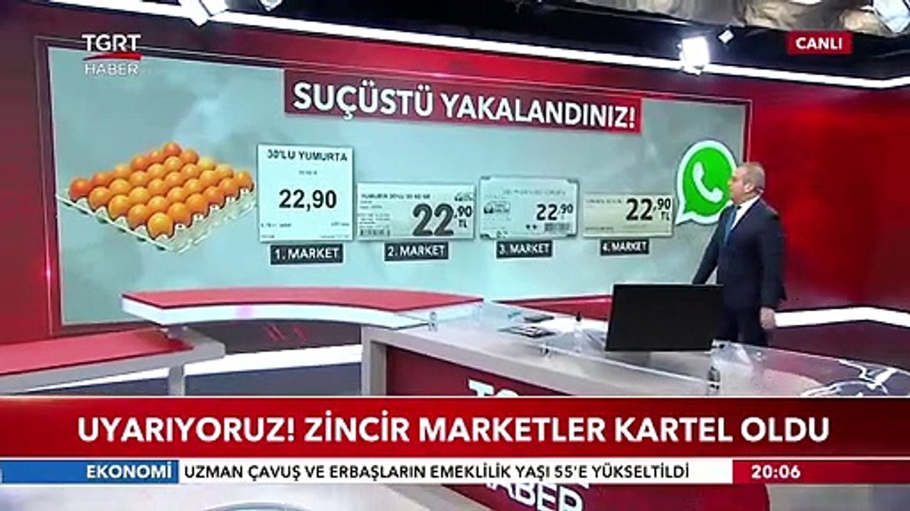 Zincir marketlerin yumurta oyunu! Müdürler WhatsApp grubu kurmuş