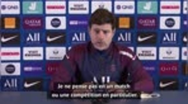 22e j. - Pochettino : Nous cherchons notre propre style, notre propre identité