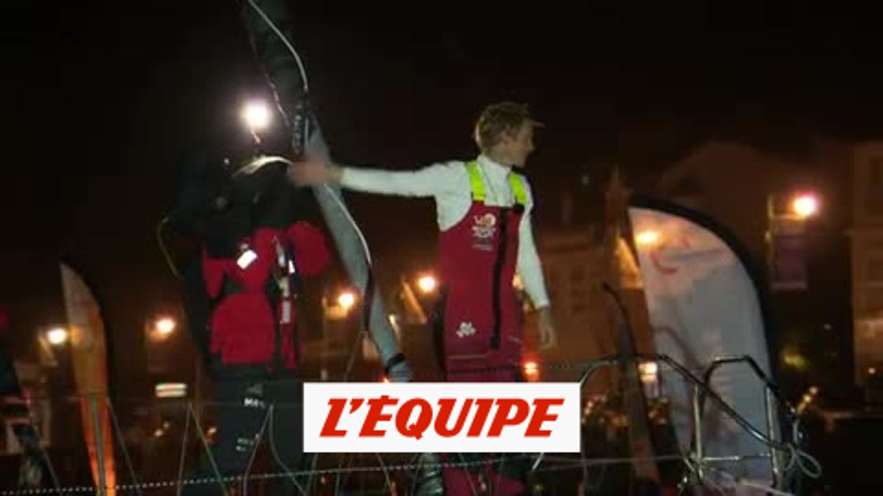 L'arrivée de Maxime Sorel - Voile - Vendée Globe