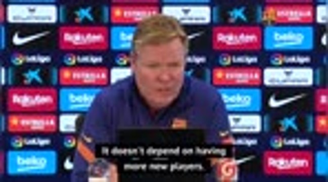 Barca must be 'realistic' about trophy chances - Koeman