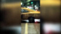 Internauta registra acidente de trânsito na Rua Paraná, no Centro e veículo acessando a via pela contramão