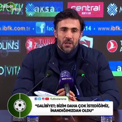 Ömer Erdoğan: "Galibiyet; bizim daha çok istediğimiz, inandığımızdan oldu"