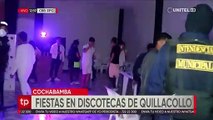 Intervienen fiestas clandestinas en varios lugares de Cochabamba