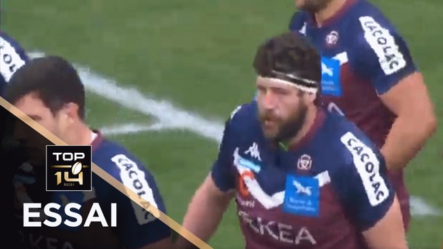 TOP 14 - Essai de Clément MAYNADIER (UBB) - Clermont - Bordeaux-Bègles - J15 - Saison 2020/2021