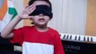 4 Year Old Kid Plays National Anthem On Piano, Blindfolded