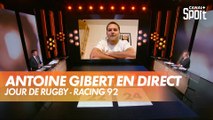 Antoine Gibert (Racing 92) en direct dans Jour de Rugby