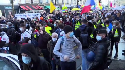 France : mobilisation en baisse contre la loi "sécurité globale"