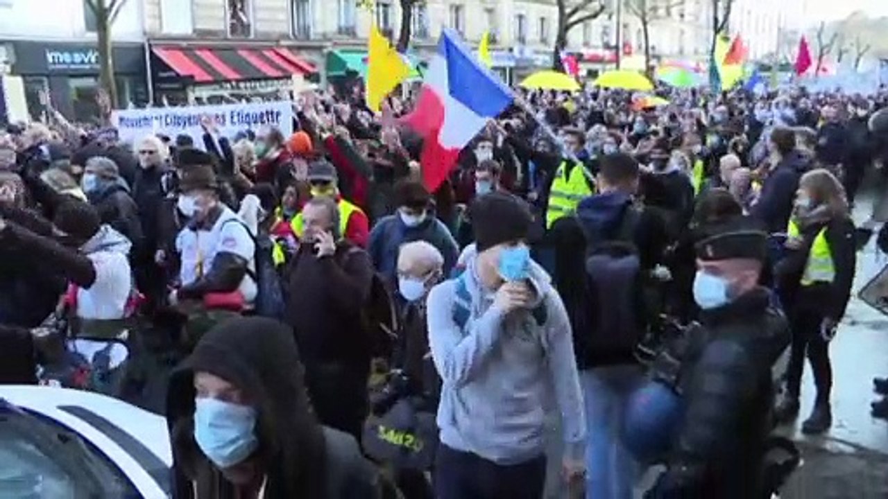Trotz Corona: Tausende bei Protesten in vielen Städten in Frankreich