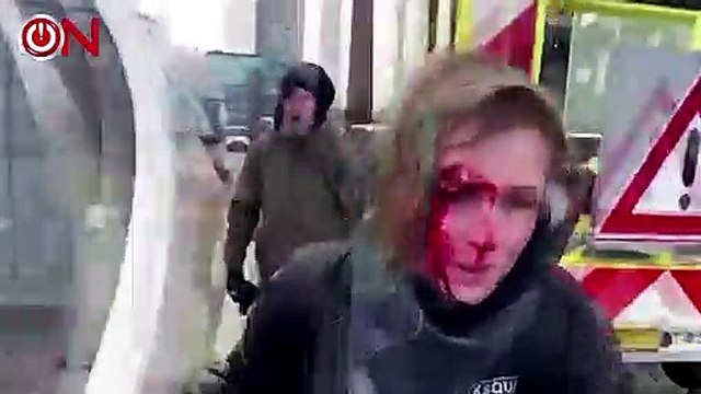 Pays-Bas - une femme gravement blessée par un canon à eau