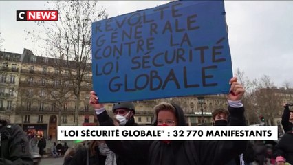 Loi Sécurité Globale : 32 770 manifestants ce samedi