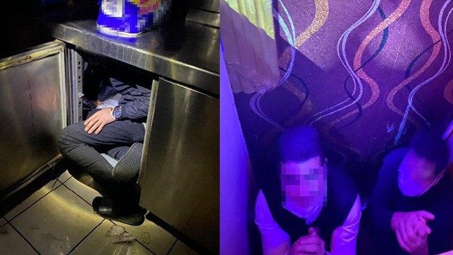 Eğlence mekanına baskın: Polisten kaçmak için yapmadıkları kalmadı