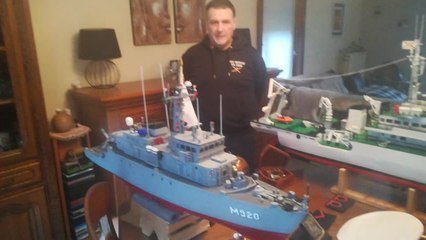 Fabrice Callens : de la force navale aux bateaux miniatures