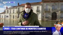 Crues à Saintes: la Charente est à 6,16 mètres, le pic attendu ce lundi midi