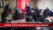 Kafede Oyun Oynarken Polise Yakalandılar