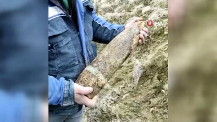 Polatlı'da Kurtuluş Savaşı'ndan kalma top mermileri bulundu