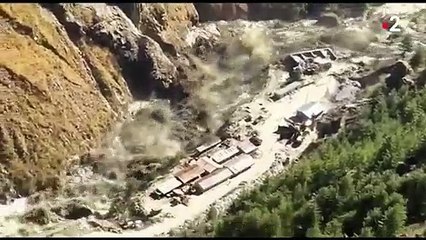 Inde : la rupture d’un glacier de l’Himalaya provoque une crue impressionnante