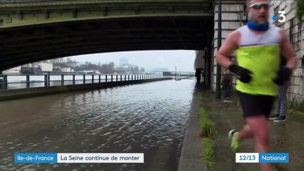 Inondations en Île-de-France : montée inquiétante de la Seine
