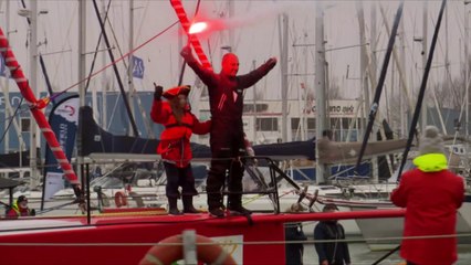 Vendée Globe 2020/2021: Arrivée Damien Seguin  Groupe Apicil - 30/01/2021