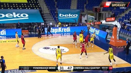 Fenerbahçe  97-102 Gaziantep (GENİŞ ÖZET)