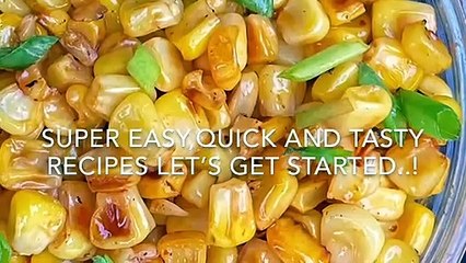 Crispy Corn-Butter Corn- Maïs croustillant au beurre de maïs- ذرة مقرمشة بالزبدة