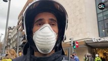Desalojado El Corte Inglés de Serrano en Madrid tras declararse un incendio en la azotea