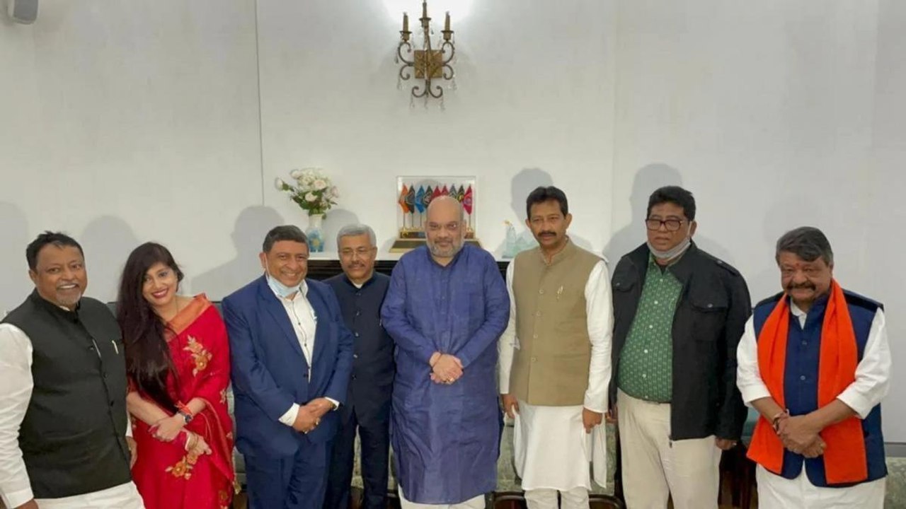 5 TMC leaders join BJP after meeting Amit Shah