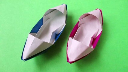 Sampan Boat Origami | How to Make A Sampan Boat | Paper Sampan Boat Making | Paper Crafts Origami