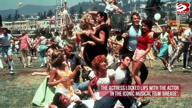 Olivia Newton-John felt 'nervous' before kissing John Travolta