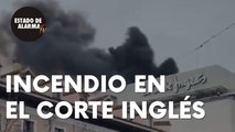 CONATO de INCENDIO en el CORTE INGLÉS de SERRANO