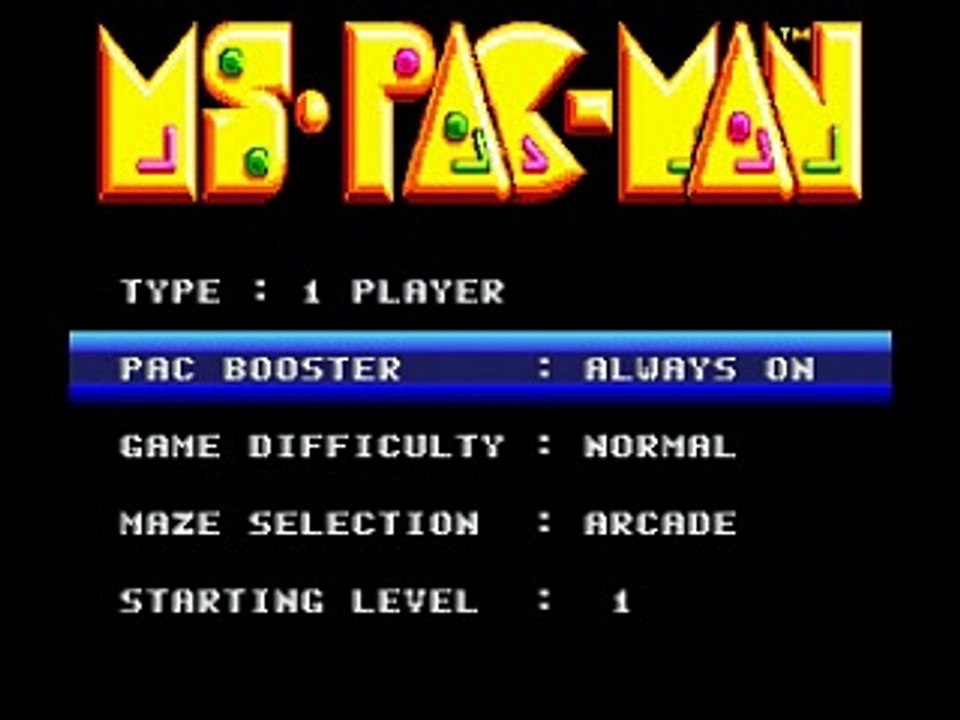 Ms. Pac Man (SNES) - Big