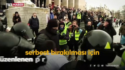 Rusya'da, 'Navalny' protestolarında gözaltılar artıyor