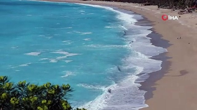 Denizin eşsiz manzarası görenleri kendine hayran bıraktı