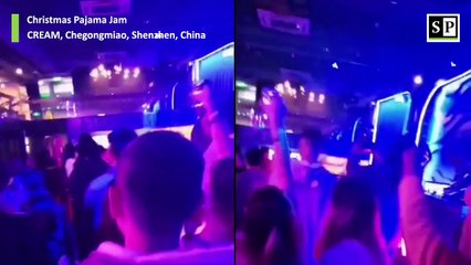 Shenzhen nightlife; Christmas parties around town